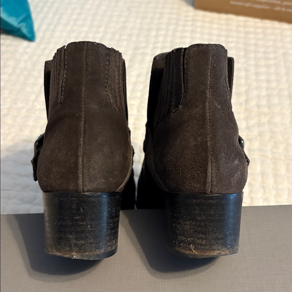 Aquatalia Dark Grey Suede Shoes - Picture 9 of 10